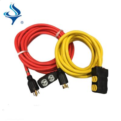 China Commercial 120V/250V Plug Insert SAA Certification and Colored Extension Cable with Plug for sale