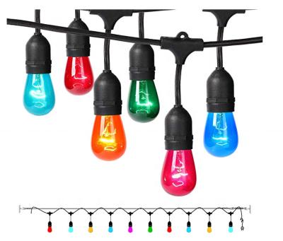 China String Light Christmas Led Lights Colored Outdoor String Lights Weatherproof Commercial Multicolor Connectable for sale