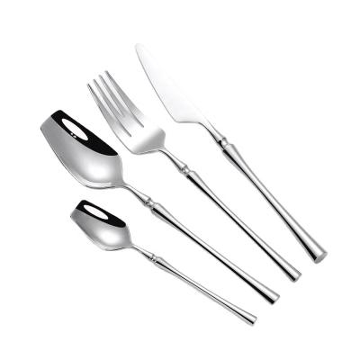 China Polish Slim Height Mirror Size Viable Style Flatware Silver Eco-Friendly Cutlery for sale