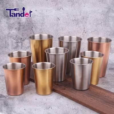 China Sustainable Reusable Drinking Coffee Mug Travel Mug Stainless Steel 304 18/10 Beer Mug for sale