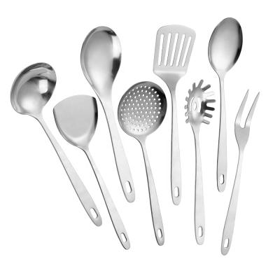 China Custom Logo Stocked 8 Pieces Kitchen Utensil Set Stainless Steel Kitchenware Kitchenware Tool and Utensil Set for sale