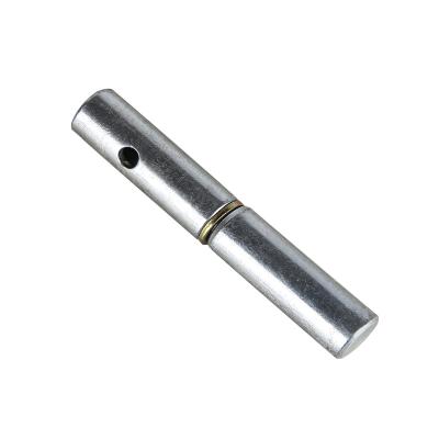 China Industrial Polish Iron Cylindrical Welding Hinge With Oil Filler Hole for sale