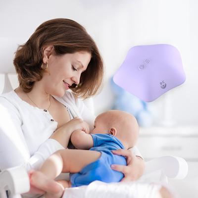 China NEW Portable Waterproof Woman Vibration Care Breast Lactation Heating Massager For Breastfeeding for sale