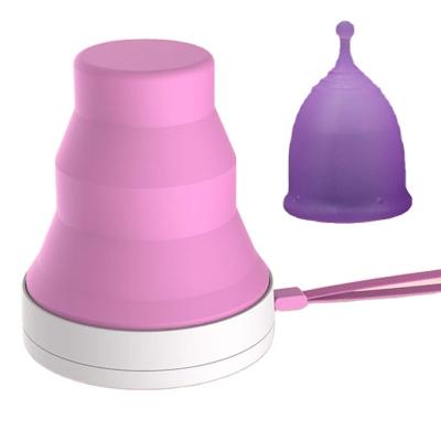 China Copa Feminine Eco-friendly Flexible Wash Period Silicone Cup Menstrual Cup Sterilizer for sale