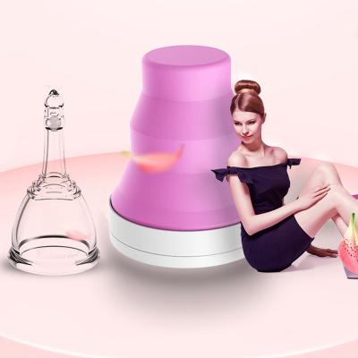 China Eco-friendly Silicone Collapsible Flexible Holder Menstrual Cup Prices for sale