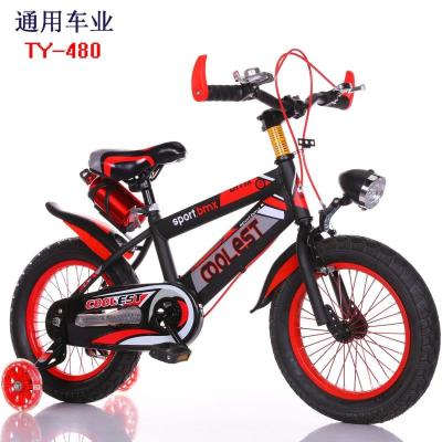 China Small 14 16 20 Inch Steel Light Ride On Mountain Bike Children Kids Bike With Training Wheel For Boy Kid 3-8 10 Years Old for sale