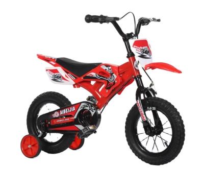 China Small motor steel bike for motorcycle/kids bike for kids double seat/kids car and bike toy for sale