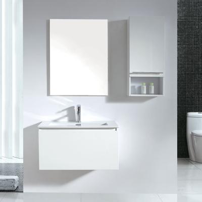 China New Product Modern Environmental Modern Style Bathroom White Vanity Unit for sale