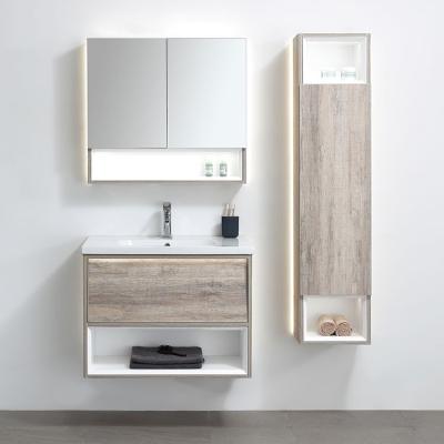 China Modern Ambient Custom Design Space Saving Undermount Bathroom Sink Cabinet Basin In Bathroom Vanity for sale