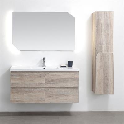 China Modern Environmental European Style Floating Bath Double Sink Bathroom Vanity Top Cabinet Sets With Sink for sale