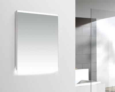 China Good Quality Hotel Rectangle MDF Illuminated Frame Led Backlit Bathroom Mirrors for sale