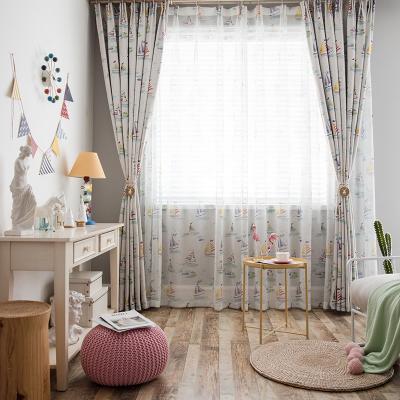 China power failureisolatedCartoons Curtain Blackout Fire Retardant Cute Curtain For Kids Room Bedroom for sale