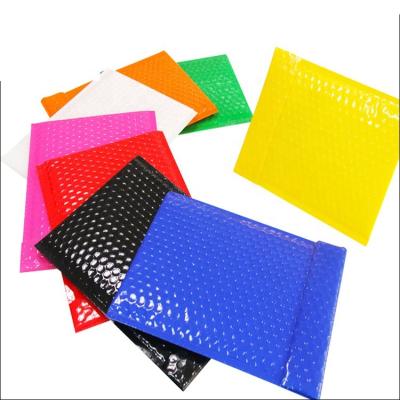 China Various Handmade High Quality Printing Color Envelopes Bubble Bag Foil Metallic Bubble Envelope Mailing Express Bag for sale