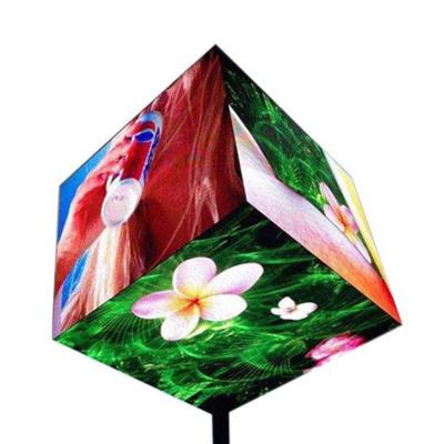 China New Design Outdoor Five Faces P3 Hd Magic Full Color Flexible Advertising Led Video Wall for sale