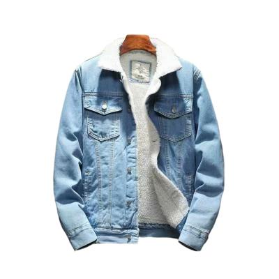 China Wholesale New Product Breathable Plus Size Mens Fleece Work Jackets Custom Made Denim Jackets And Coated Logo Jacket 2021 for sale