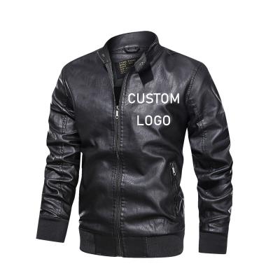 China OEM 2021 Men's QUICK DRY Custom Logo Zip Up Jacket Mens Duffle Jackets Mens Jackets Trim Leather With Logo for sale