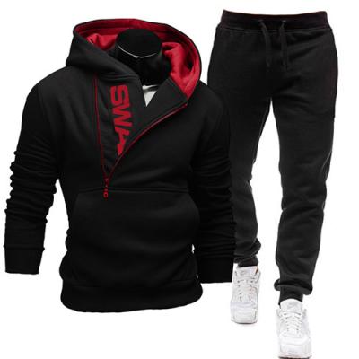 China High Quality Men's Breathable Sweatsuit Sets Custom Sweatpants And Hoodie Set Zipper Sweatsuit Tracksuit Sets Oversized Sweatsuit for sale