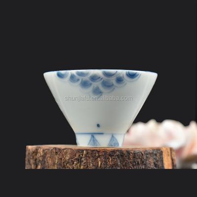 China Viable porcelain small tea cup, Japanese 3oz sake cups for sale