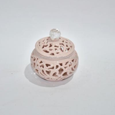 China Eco-Friendly Hollow Out Hot Sale Wedding Favors And Gifts Porcelain Trinket Boxes Ceramic Custom Jewelry Box for sale