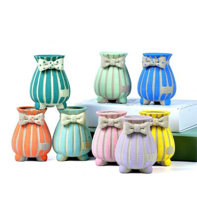 China Factory Wholesale Eco-friendly OEM Small Flower Pot Planter Mini Succulent Pots Ceramic for sale