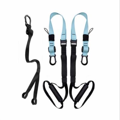 China Pro Trainer Multifunctional Nylon Logo Sling Resistance Suspension Straps Customized Comfortable Home Fitness P3 for sale