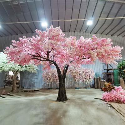 China Arch Eco-Friendly Indoor Wedding Centerpieces Artificial Cherry Blossom Tree Plant Decor Large for sale