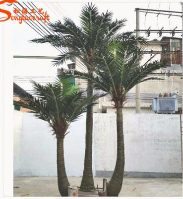 China Hot Sale Cheap Outdoor Artificial Tree Palm Trees Transient Factory Customized Large for sale