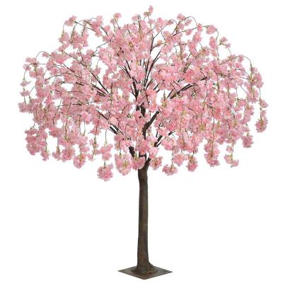 China Environment Friendly Indoor Wedding Decor 2M Height Wisteria Flowers Artificial Tree For Wall for sale