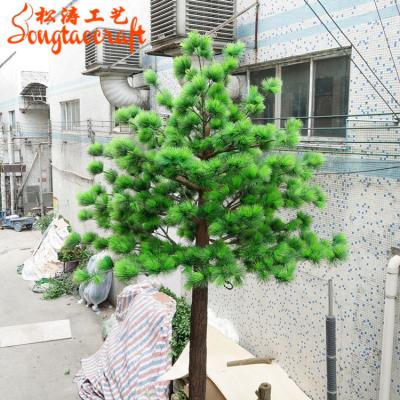 China Landscaping Chinese Outdoor Decoration Large Pine Manufacture Artificial Podocarpus Trees For Sale for sale