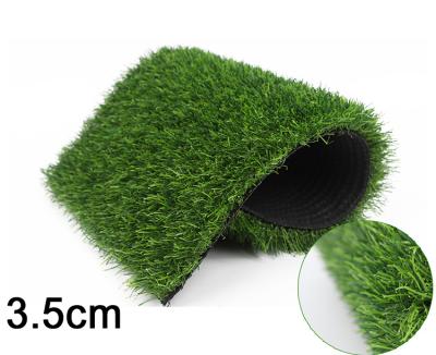 China PE Monofilament 35Mm Garden Decorative Giardino Realistic 40Mm Ornaments Turf Grass Artificial Turf for sale