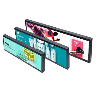 China Commercial Ads Game Continental Video Margin Stretched Bar LCD Screen Buying Marketplace Digital Signage Led Display for sale