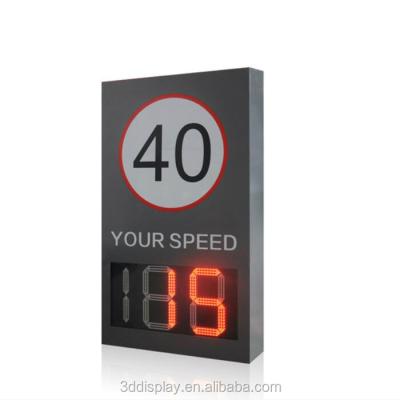 China Schools / Hospitals / Three Dimensional Paking Lots Solar Digital Radar Speed ​​Indicator Detector Intelligent Speed ​​Traffic Display for sale