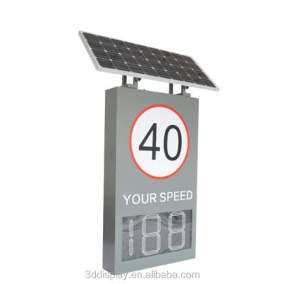 China Paking Three-Dimensional Schools/Hospitals/Slots Speed ​​Detector Warning Signal Led Solar Traffic Activates Speed ​​Radar Signs for sale