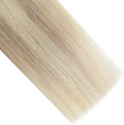 China Straight Wholesale Vendor Russian Hair 100% Human Hair Cuticle Aligned Double Drawn Tape In Hair Extensions for sale