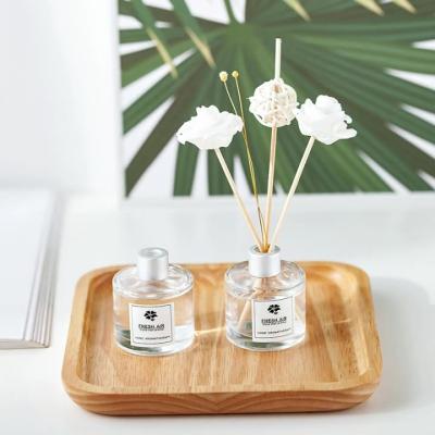 China Home Estick Organic Creative Packaging Wholesale Boxes Glass Bottle Luxury Gift Sets Reed Diffuser With Rattan Sticks for sale