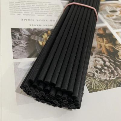 China Sustainable Aromatics Hotel Using Colorful Non-Stick Round Multiple Colors Hot Selling Black Fiber Sticks For Diffusors for sale