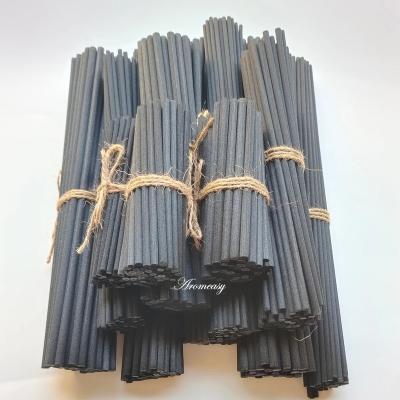 China Viable Custom Black Fiber Rod Stick Rattan Fiber Stick Reed Diffuser For Home for sale