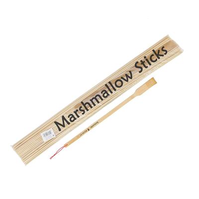 China Hot Supplier BBQ Estick Amazone Long Sale Round 5.0mm Marshmallow 36inch Bamboo Roasting Sticks With Custom Label for sale