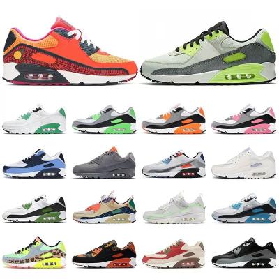 China Vintage 2022 Mens Womens Sports 90s CLASS USA 12 Running Shoes Airmaxs Total Bacon Orange Trail Team Gold Triple Black ALL White Tra 90s for sale