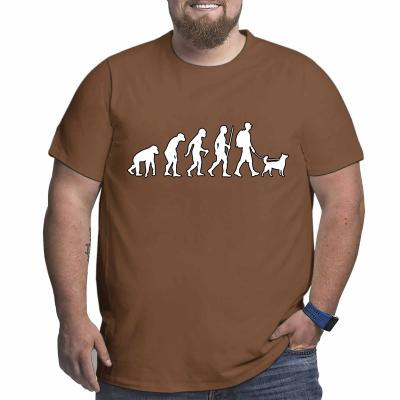 China Breathable Evolution - Rising With The Dog Oversized Mens T-Shirt Plus Size Tee Shirt Fishing Demon Valentine Couples From Cosplay Canada for sale