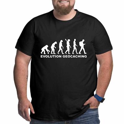 China Geocaching Breathable Men's Oversized Evolution T-Shirt Plus Size T Shirt La Casa De Papel GYM Father's Day Friend Ramen Bee Anime for sale