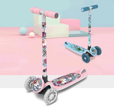 China EN71 Certification Hot Selling Kids Baby Children Toy Push Pedal Kick 3 Wheels Skate Board Foot Skate Board Scooter For Kids for sale