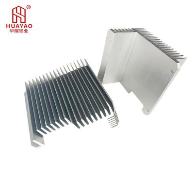 China Aluminum profile supplier hang guang aluminum extrusion profile price anodized green radiator product for sale