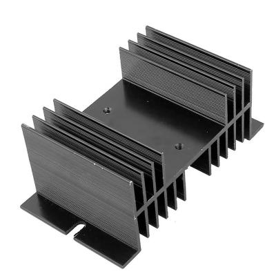 China Durable Hot Sale Black Anodized Aluminum Heat Sink Profile Assembly Aluminum Extrusion for sale