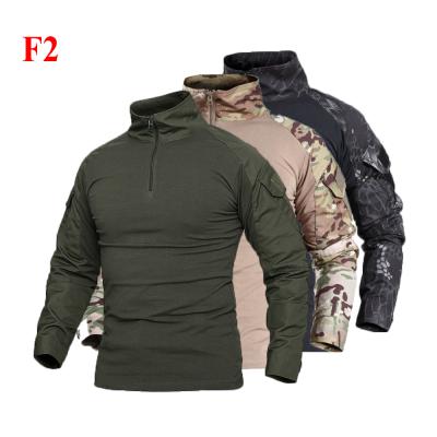 China Anti-pilling Men's Frog Tactical Shirt Long Sleeve T-Shirt For Frogman Army Military Combat Shirt Uniform Set Tactical Pants for sale