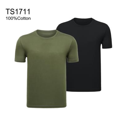 China 100%Cotton Anti-pilling Men Round Collar Tactical Army T-Shirt Increasing Hunting Military Shirt For Soldier Army Fans for sale