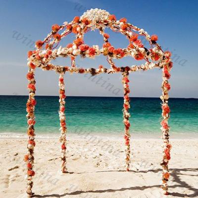 China Durable Portable Outdoor Wedding Event Metal Bracket Aluminum Wedding Props Background for sale