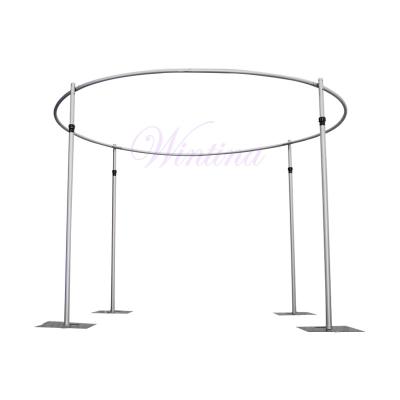 China Wedding round OEM pipe and drape for round backdrop for backdrop / wedding party pipe and drape dome canopy around wedding mandap for sale