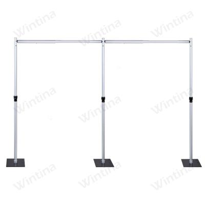 China Wedding OEM Aluminum Adjustable Events Pipe And Drape Backdrop Stand For Sale Drapery / Event Exhibits, Conventions for sale