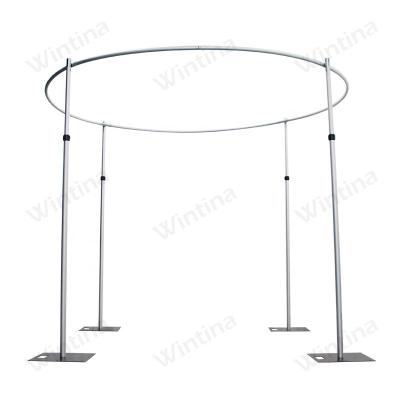 China Wedding/Exhibition/Display/Double Circle Pillar 3m Large Adjustable Event/Party/Cencort Wintina Booth Double To Wedding Pipe And Drape To Wedding Arch for sale